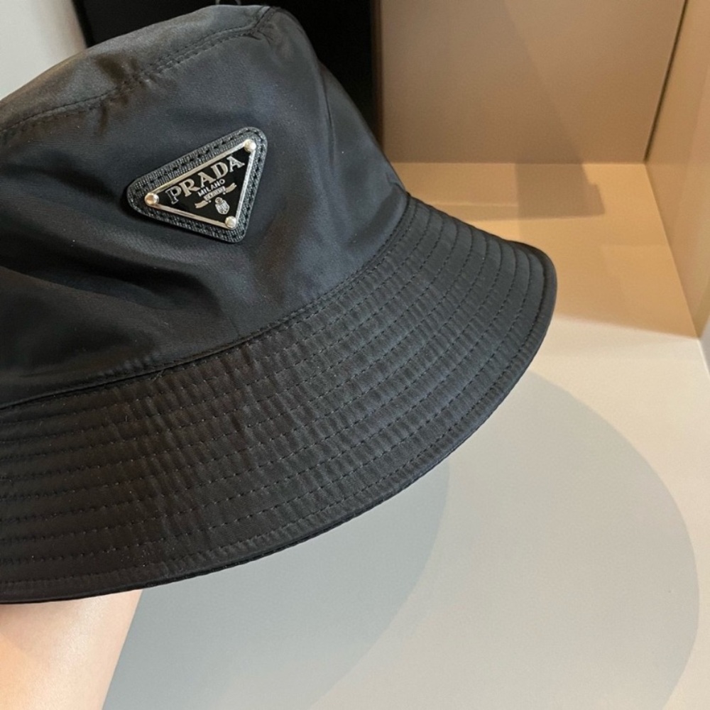Prada Black Bucket Hat - Picture 4 of 4